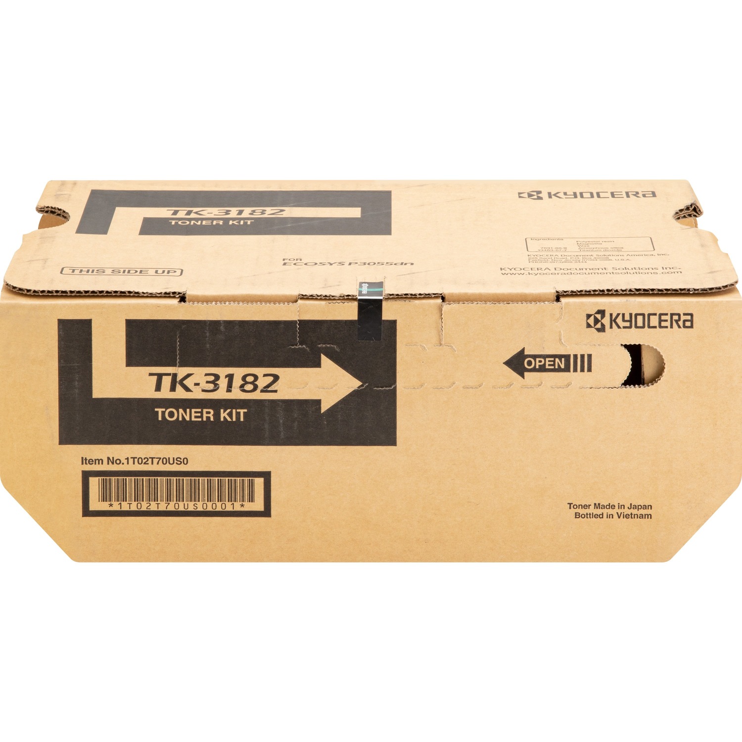 お手軽価格で贈りやすい Kyocera Toner Cartridge, f/ P3055dn, 21,000 Page Yield その他