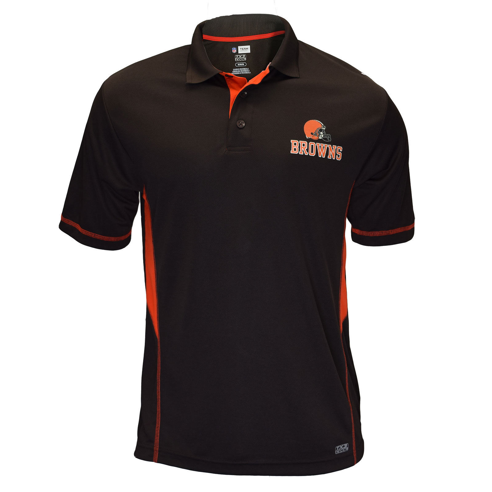 Authentic NFL Cleveland Browns TX3 Cool Polo Shirt Graphic Team Logo ...