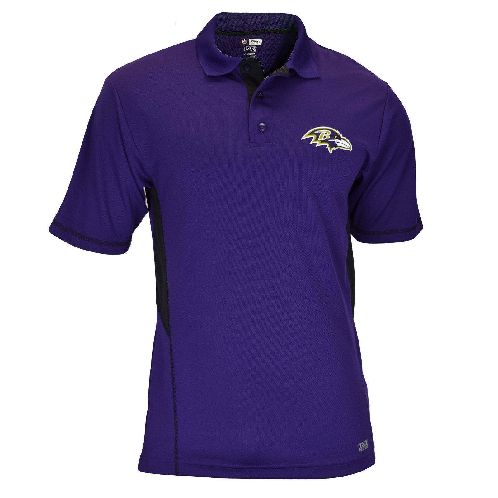 Authentic NFL Baltimore Ravens TX3 Cool Polo Shirt with Graphic Team ...