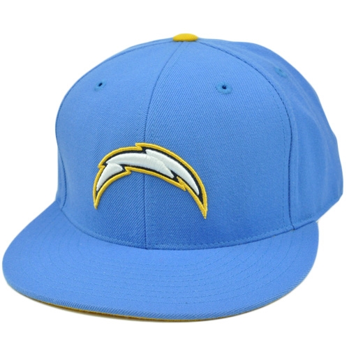 NFL Mitchell & Ness Throwback Logo Hat Cap Fitted San Diego Chargers ...